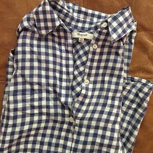 Madewell Courier Blue Gingham